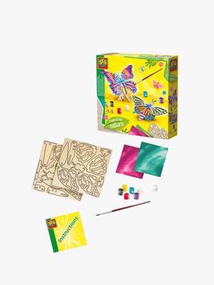 SES Creative Kreasæt Dekorer Sommerfugl Af Træ