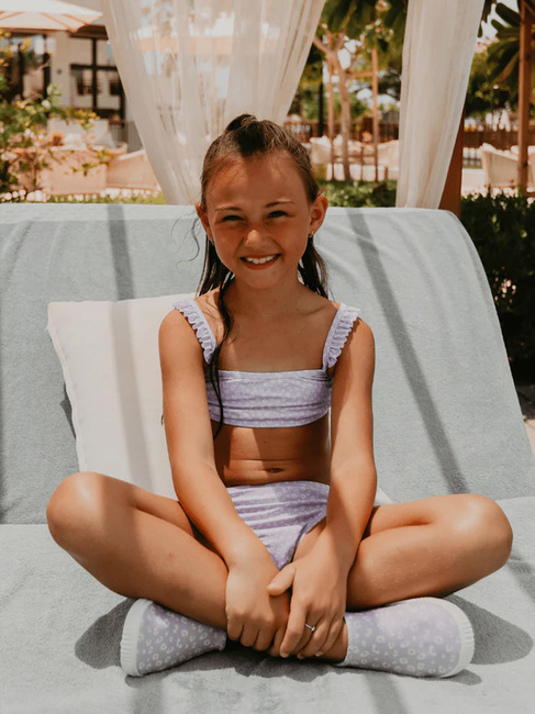 Swim Essentials Bikini, Lilla Leopard