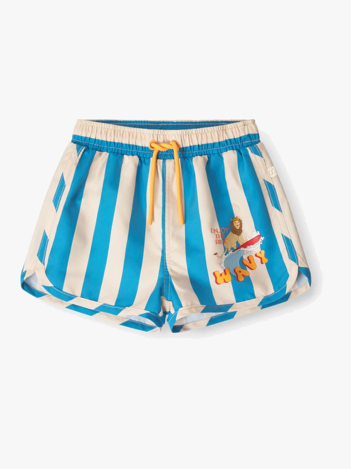 That's Mine Lai Badeshorts, Block Stripe Blue