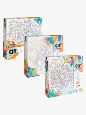 Peliko CIY Puslespil med Tuschpenne 99 Brikker Blandet Udvalg