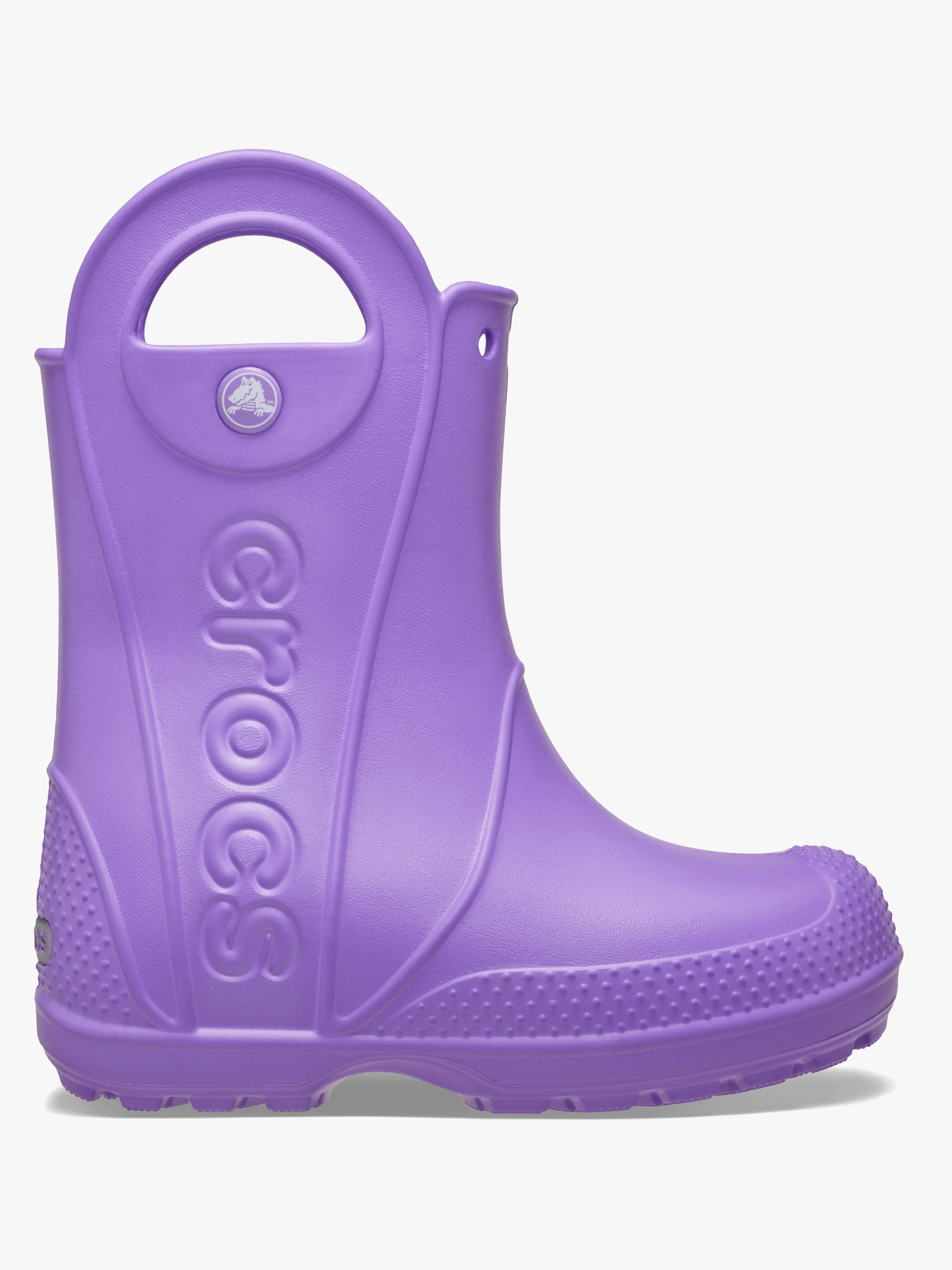 Crocs Handle It Kids Gummistøvler, Purple Pulse, 19-20