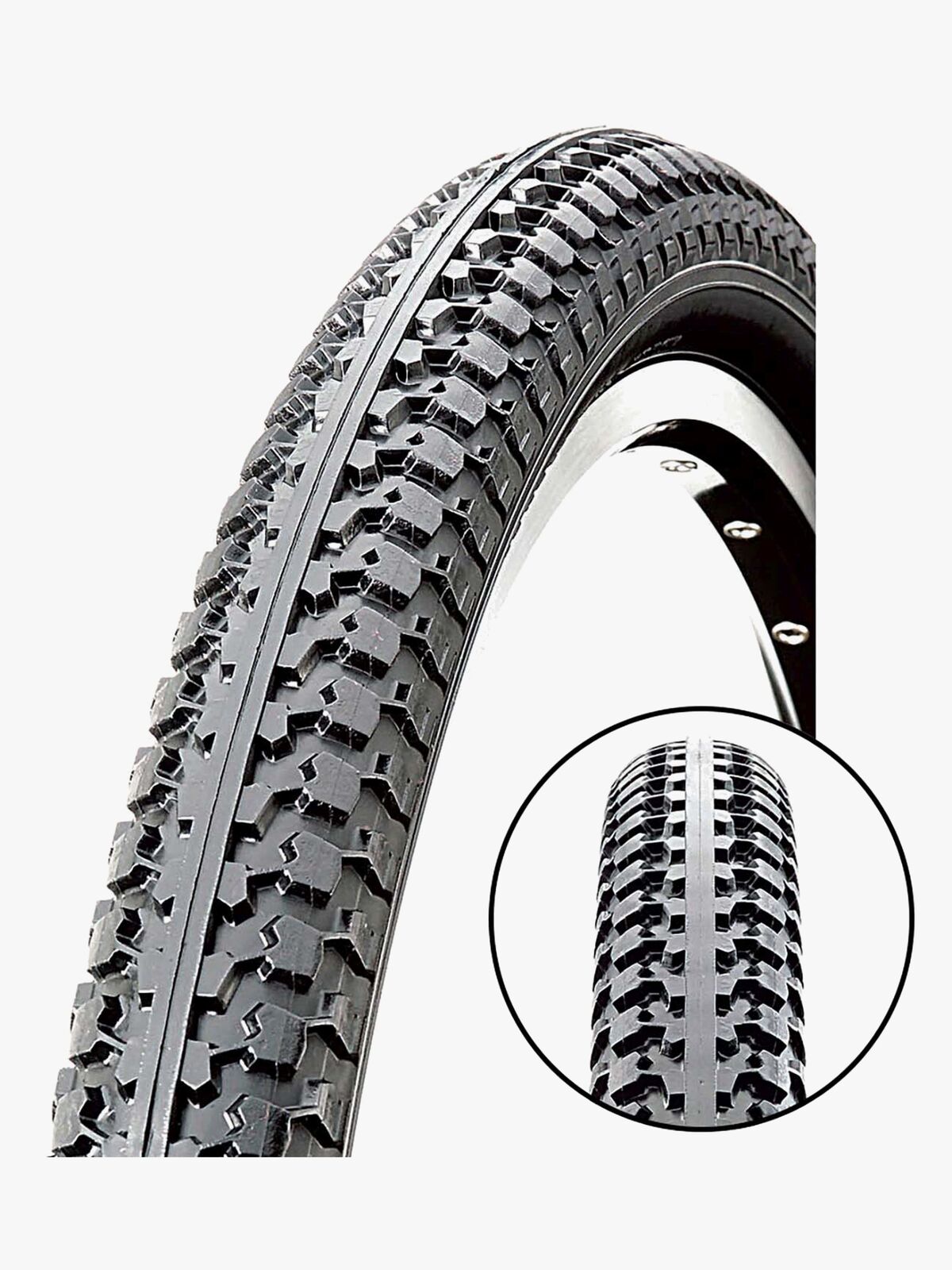 CST Cykeldæk Standard 26 tommer, Sort