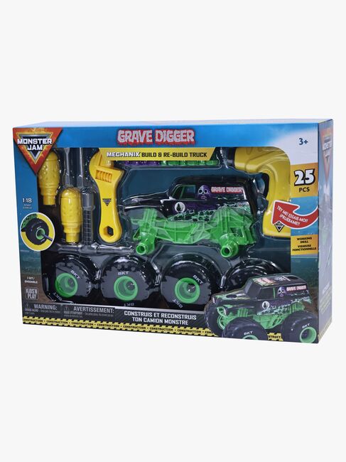 Monster Jam Mechanix Build N ReBuild Grave Digger Bil 1:18 5004584-2139_3f.jpg