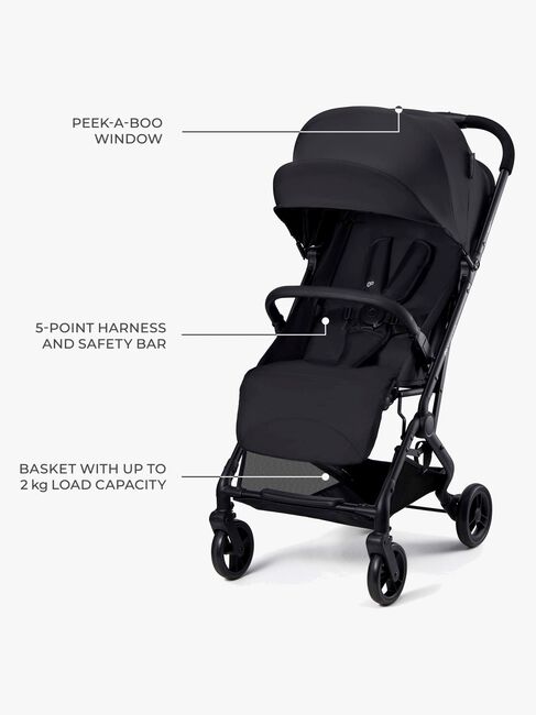 Kinderkraft INDY 3 Klapvogn, Coal Black
