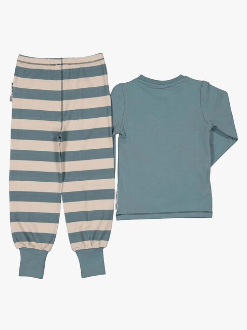 Geggamoja Mor Muh Og Kragen Pyjamas 2-Delt, Turkis 3842-22-1448_4a.jpg