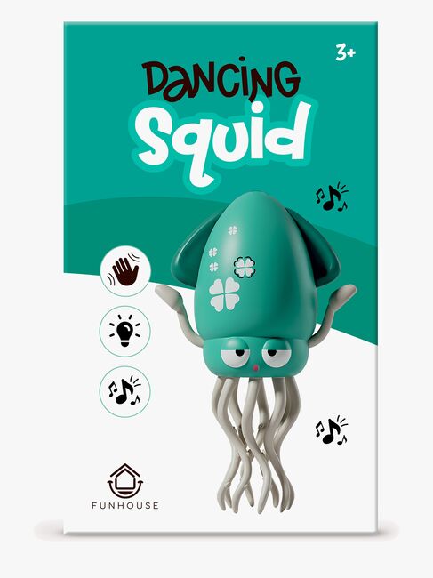 Trend Toys Dansende Blæksprutte, Grøn