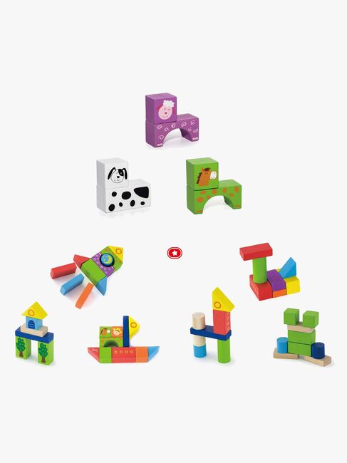 VIGA Træklodser Bondegård 50 Stk.