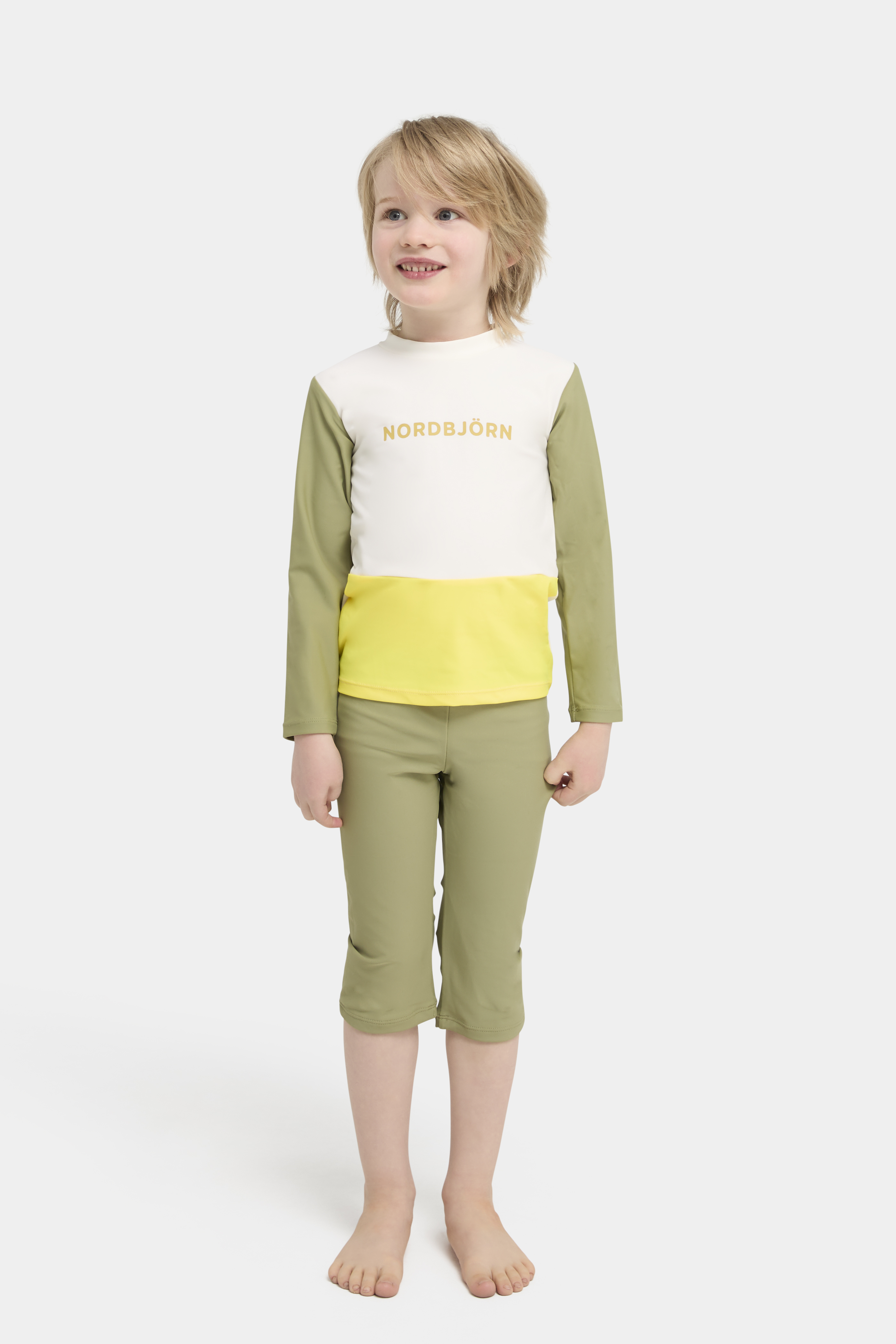 Nordbjörn Almö UV-Sæt, Green/yellow, 86-92