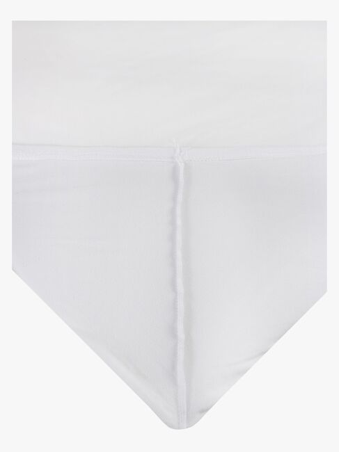 BabyMatex Satin Stræklagen 90 x 200 cm, Hvid