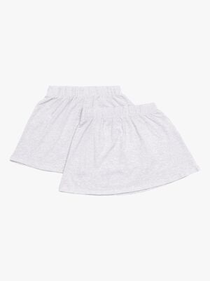 Luca & Lola Corinna Nederdel 2-pak, Grey Melange