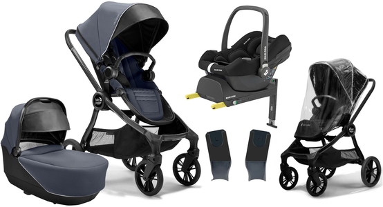 Baby Jogger City Sights Duovogn inkl. Maxi-Cosi CabrioFix i-Size Autostol Baby & Base, Commuter