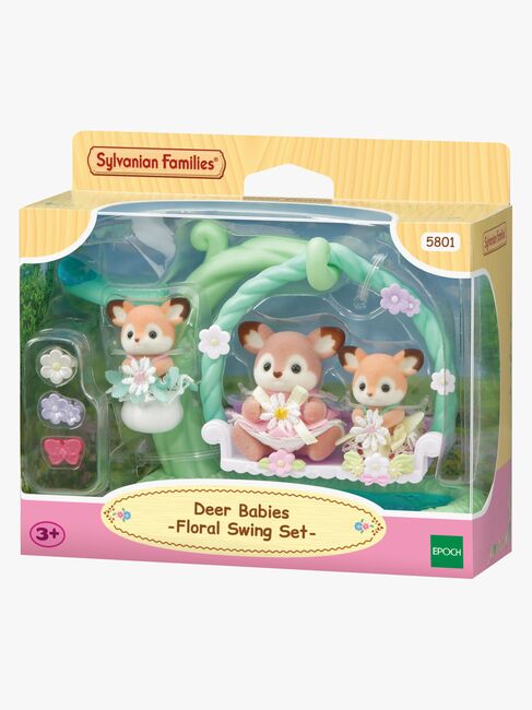 Sylvanian Families Figursæt Hjortebabyer med Blomstergynge