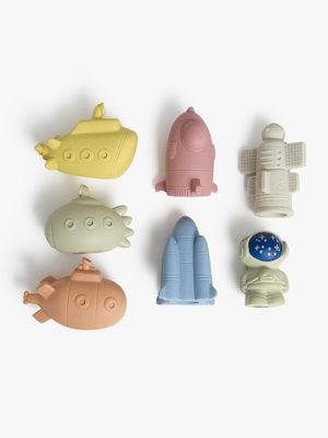 Cloudberry Castle  Bløde Stableklodser Det Ydre Rum 7 Stk.