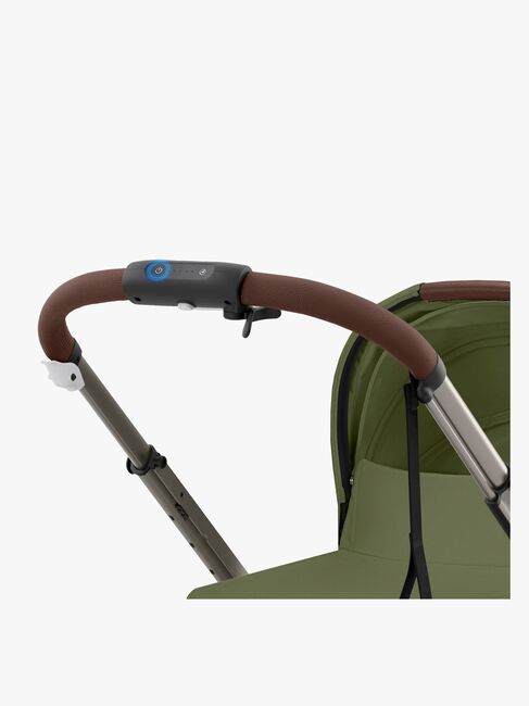 Cybex e-GAZELLE S Klapvogn, Taupe/Moss Green