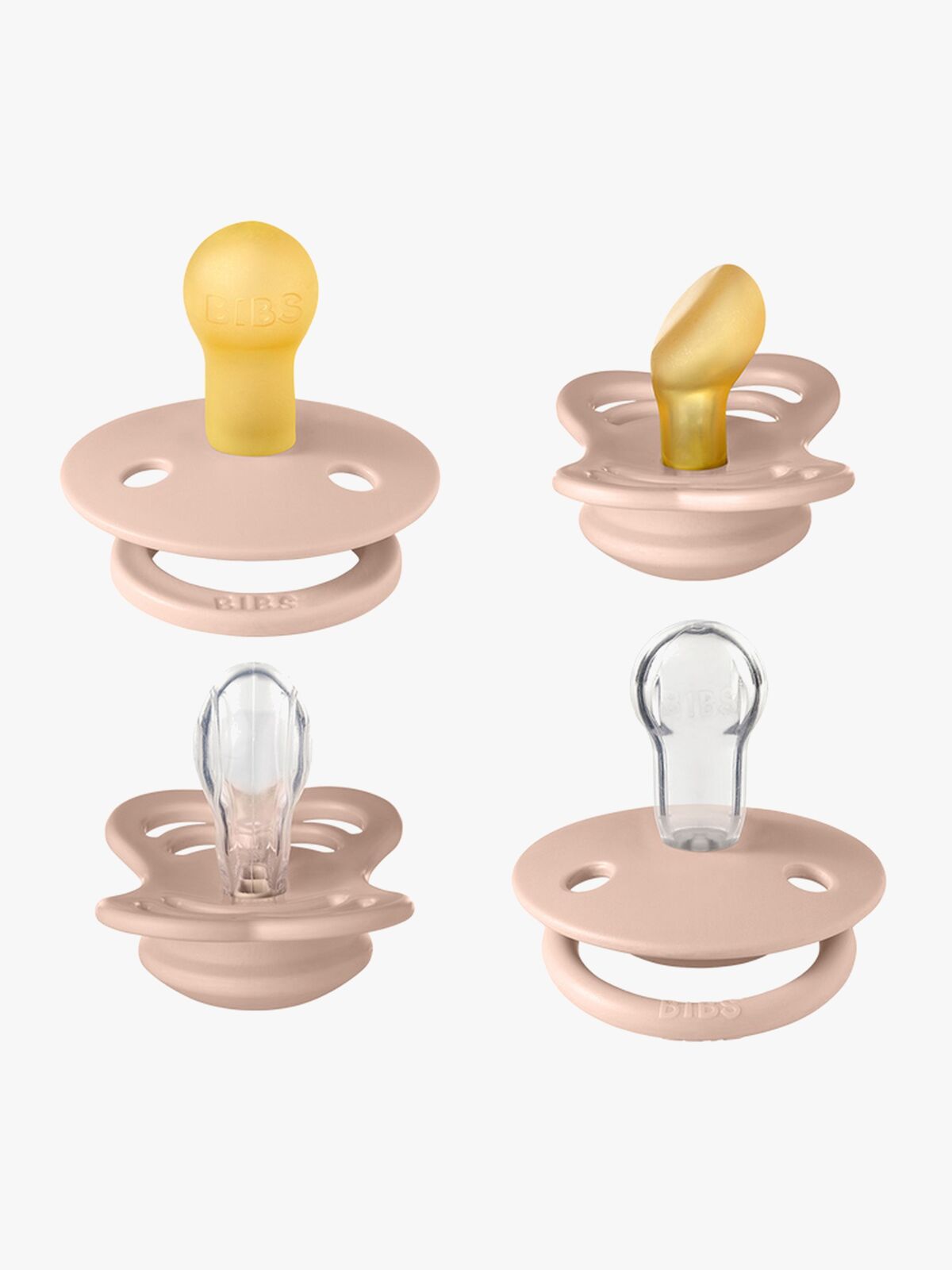 BIBS Sut Try-it Collection 4-pak, Blush