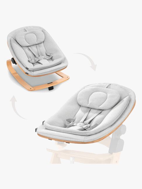 Hauck Eco 3-i-1 Skråstol til Højstol, Light Grey