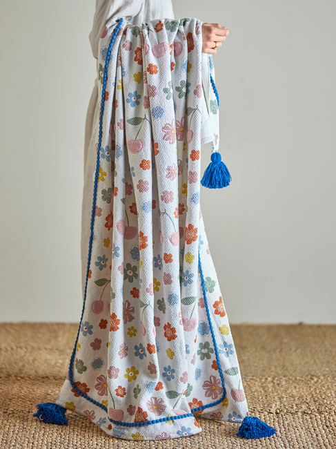 Bloomingville Cherry Tæppe