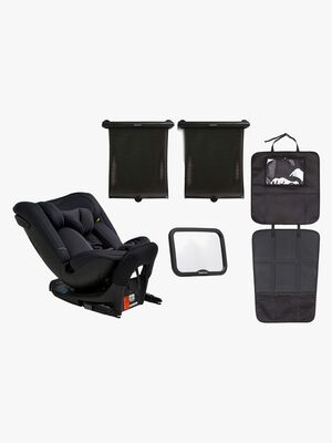 Beemoo Rotate i-Size Vendbar Autostol inkl. Tilbehør, Anthracite