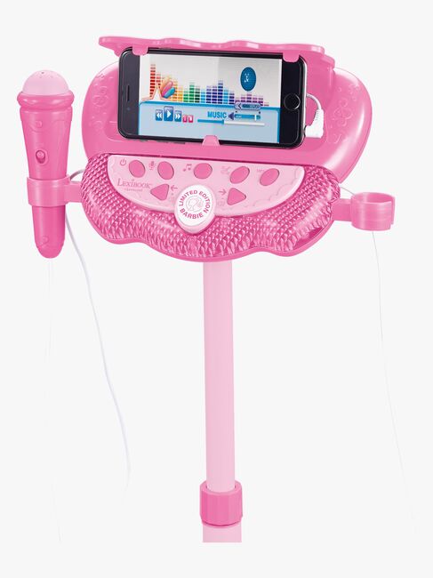 Barbie Justerbart Karaoke-stativ med 2 Mikrofoner