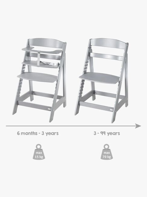 Roba Sit Up Flex Grow-Along Højstol, Taupe