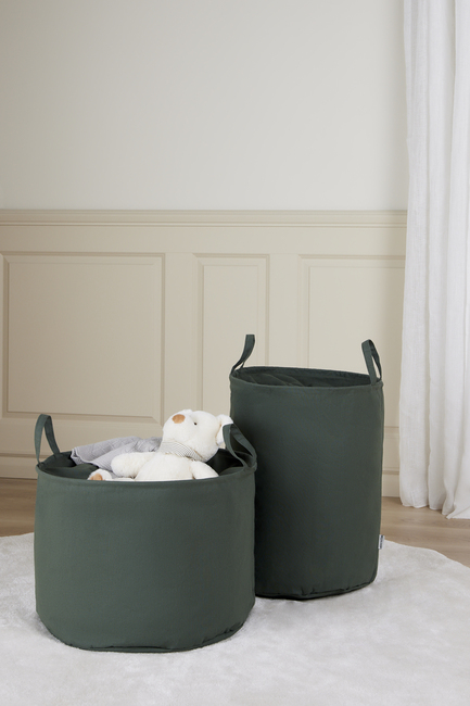 Alice & Fox DINA Opbevaringskurv 2-pak, Dusty Green