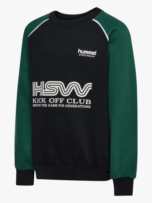 Hummel Oversized Crew Trøje, Dark Green