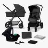 Kinderkraft MOOV CT 3-in-1 Mink Pro Kombivogn, Black