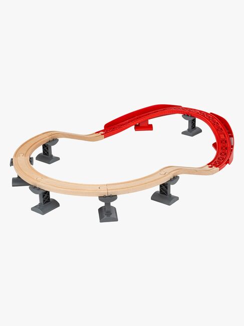 Brio World 33995 Pakke med hævede, buede skinner