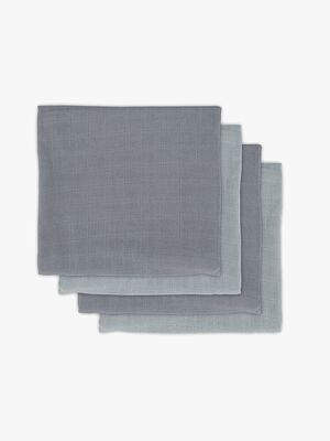 Jollein Stofble Bamboo 4-pak, Storm Grey
