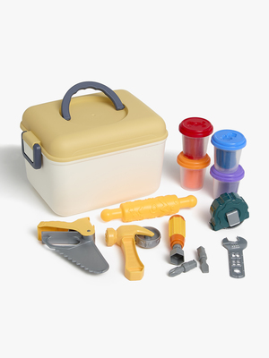 Fippla Modellervoks med Værktøjskasse 4 Farver