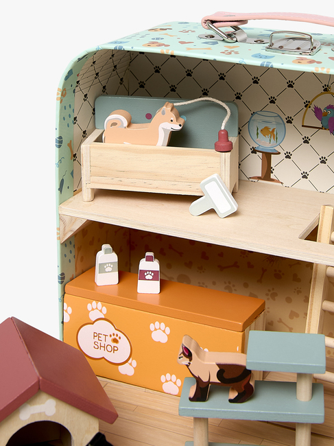 Alice & Fox Kuffert Dukkehus, Blå