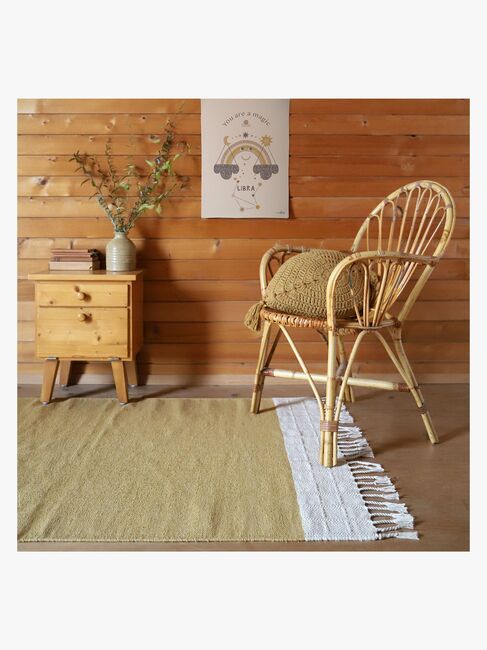 Nattiot Lucia Moutarde Gulvtæppe 100x150, Brun