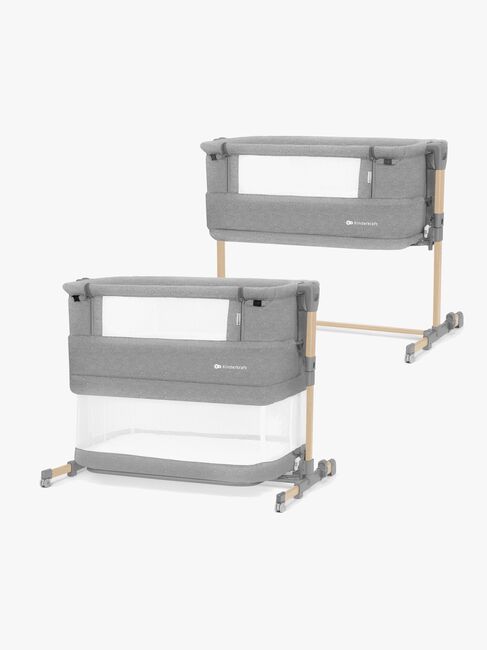 Kinderkraft NESTE GROW Bedside Crib, Lysegrå