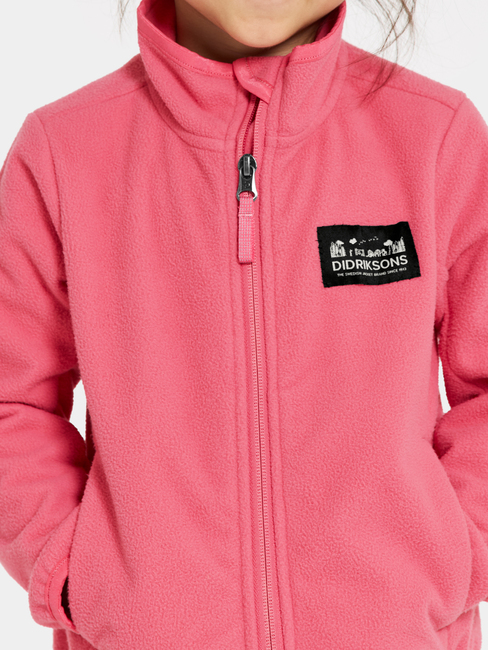 Didriksons Muskot  Vindtæt Vindtæt Fleecetrøje, Dusty Azalea