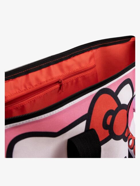 Hello Kitty Strandtaske, Lyserød/Hvid