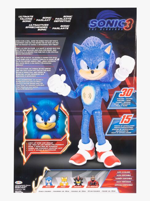 Sonic 3 Talende Figur Sonic 30 cm