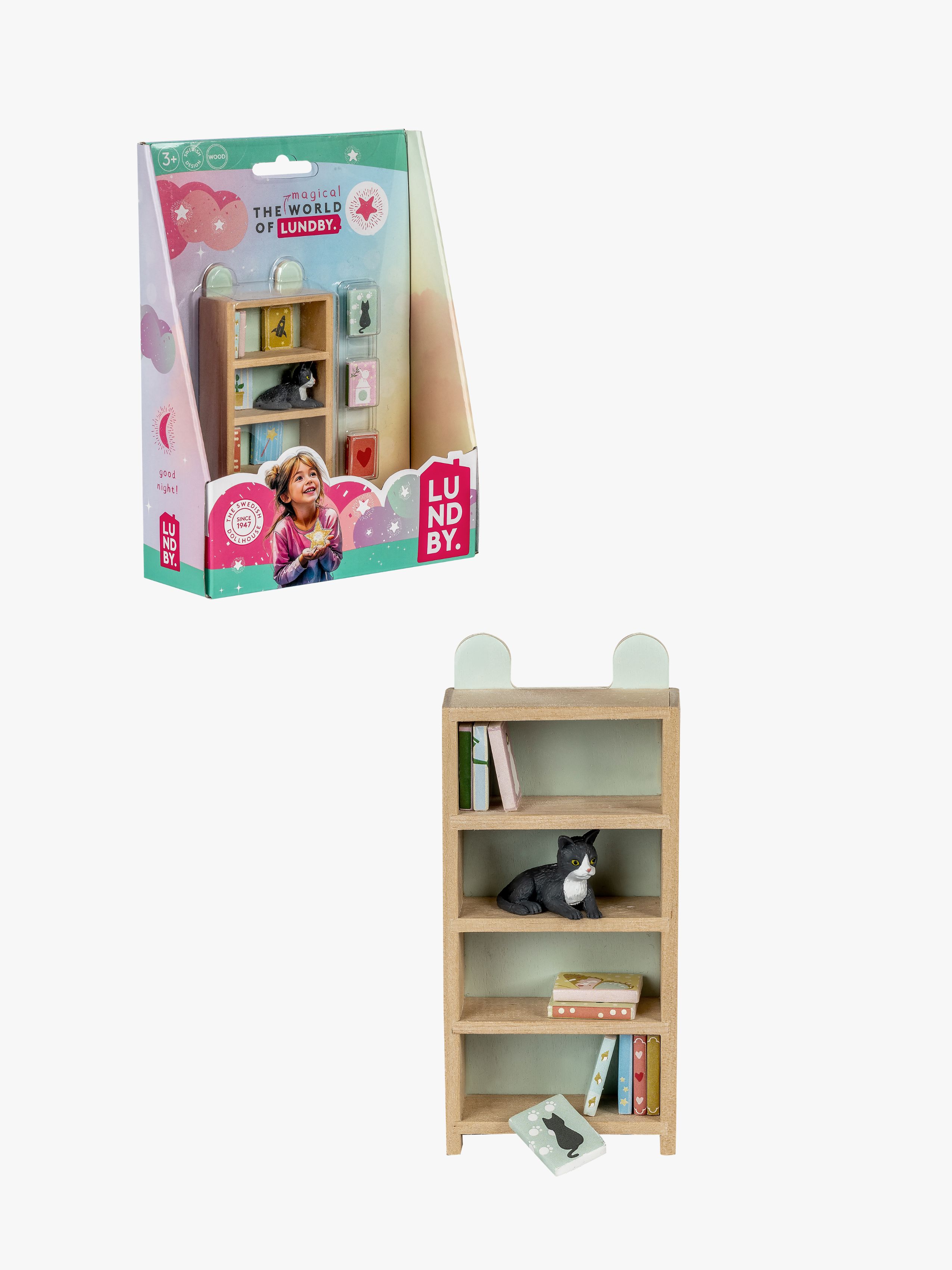 Lundby Dukkehustilbehør Bogreol