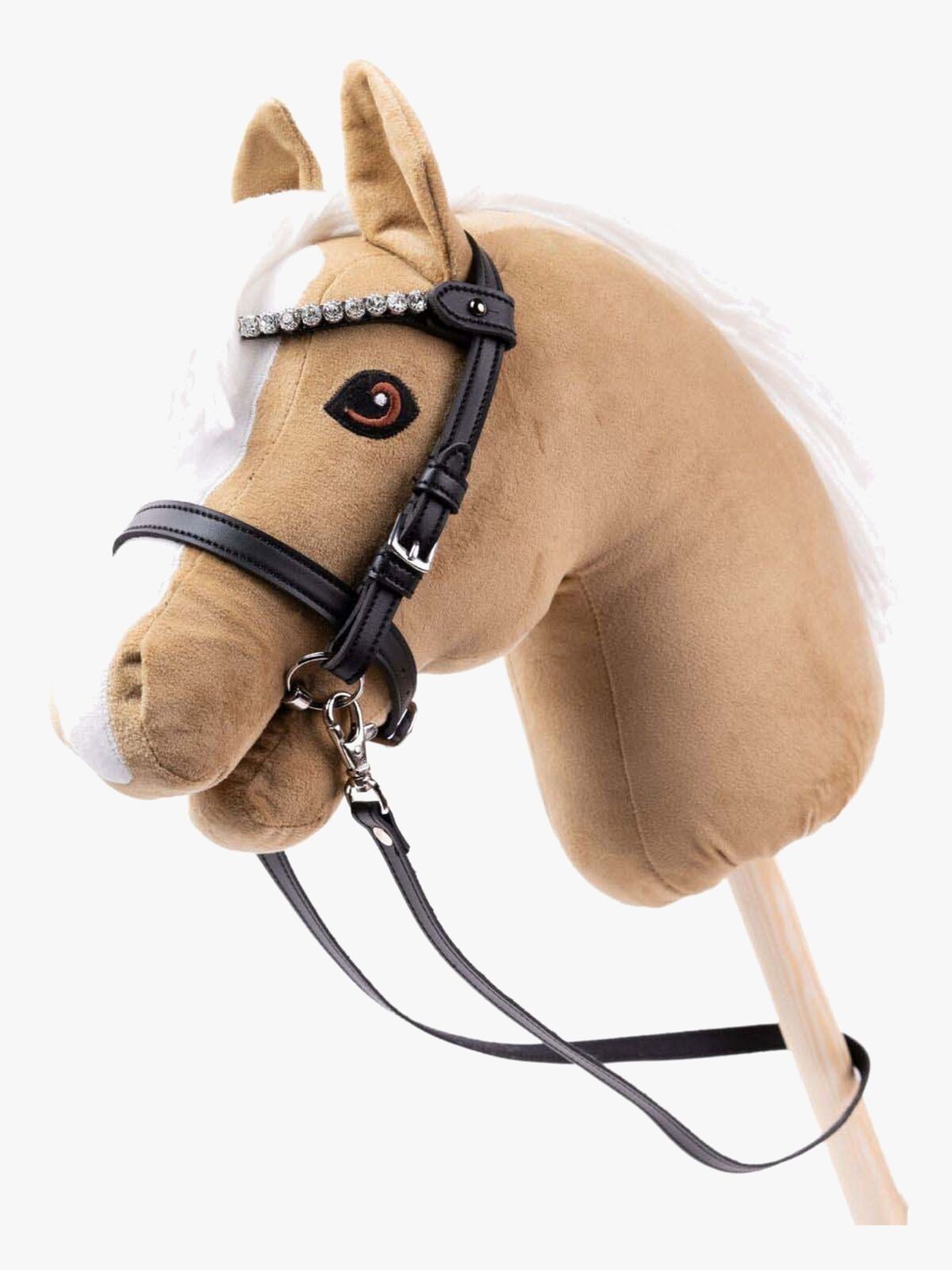 My Hobby Horse Hovedtøj med Sølvsten, Sort