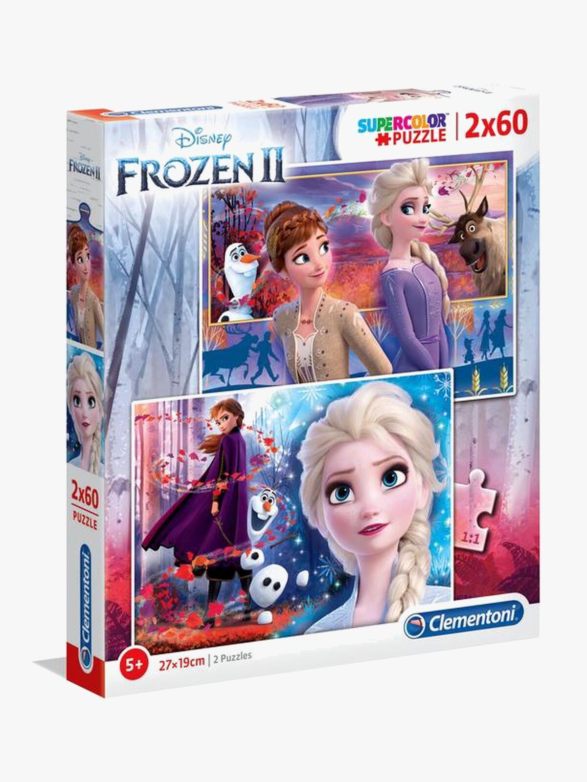 Disney Frozen 2 Puslespil 2x60 Brikker