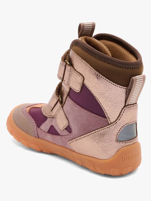 Bisgaard Chad Tex Barefoot Vinterstøvler, Plum 64215-5109-2831_4a.jpg
