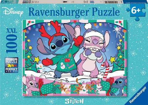 Ravensburger Disney Stitch Christmas Puslespil 100 Brikker
