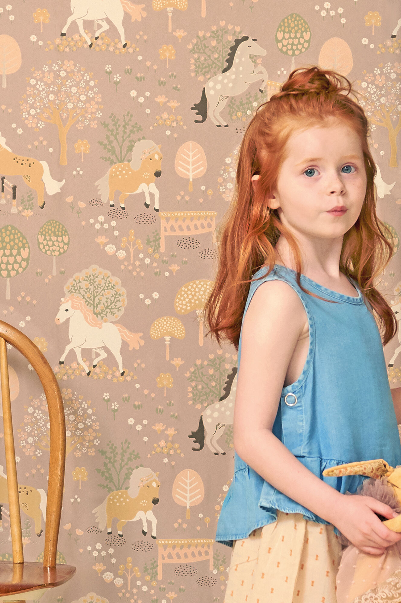 Majvillan Tapet My Sweet Pony, Soft Lilac