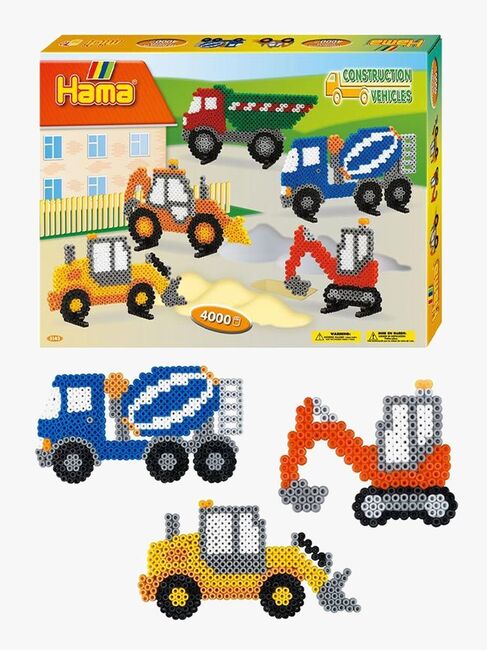 Hama Midi Gaveæske Arbejdskøretøjer 4000 stk
