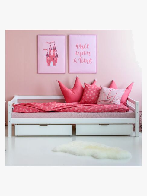 Hoppekids Sengeskuffe ECO Comfort 90x200, Hvid