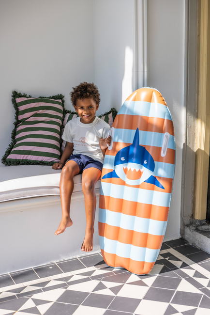 Swim Essentials Oppustelig Surfbræt Tropic Shark 120 cm
