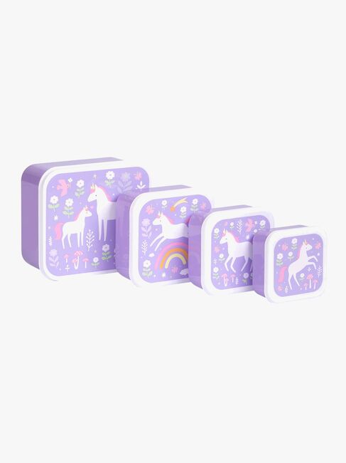 A Little Lovely Company Madkasse-sæt, Unicorn dreams