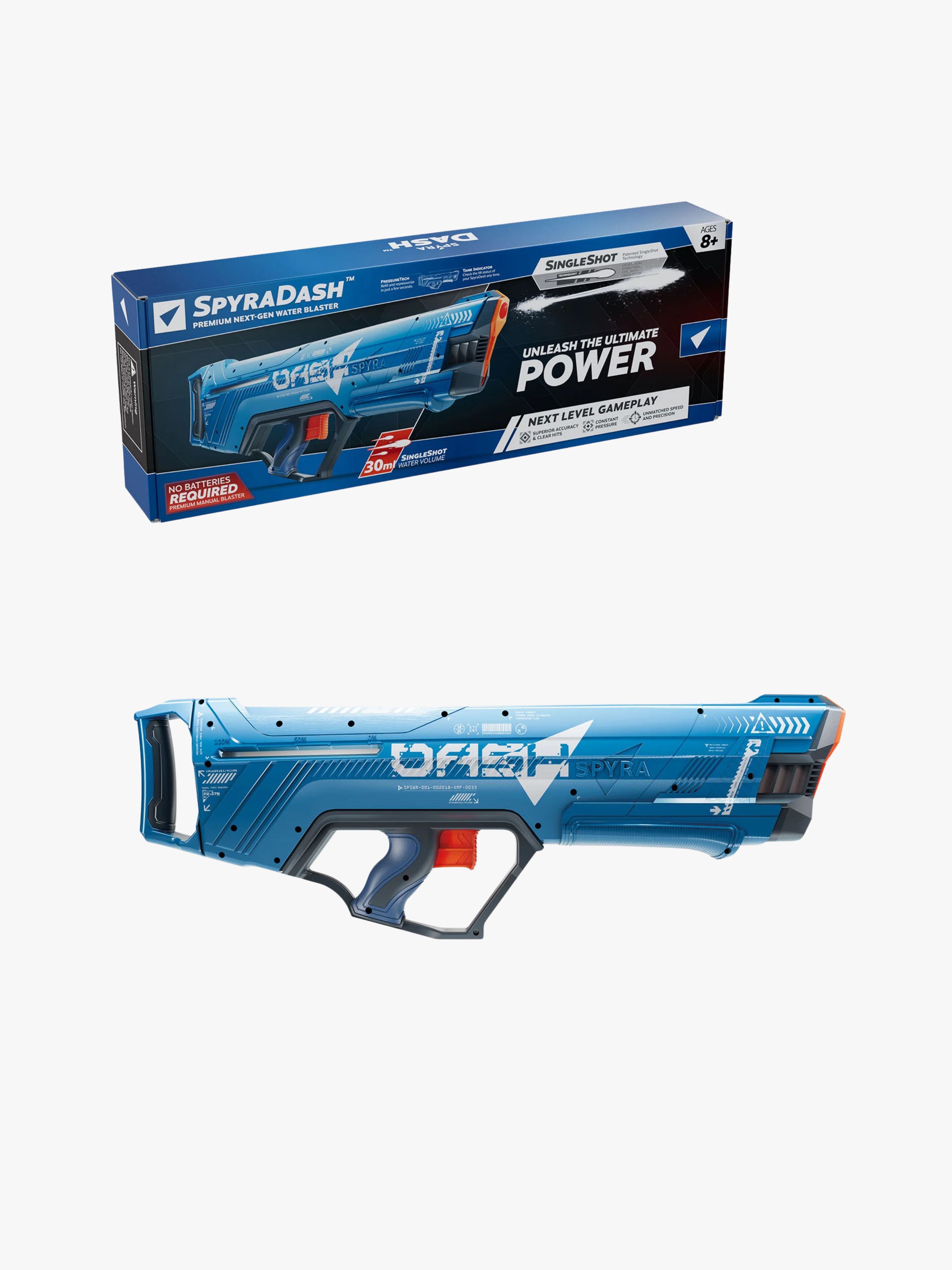 Spyra Vandpistol Dash, Blå