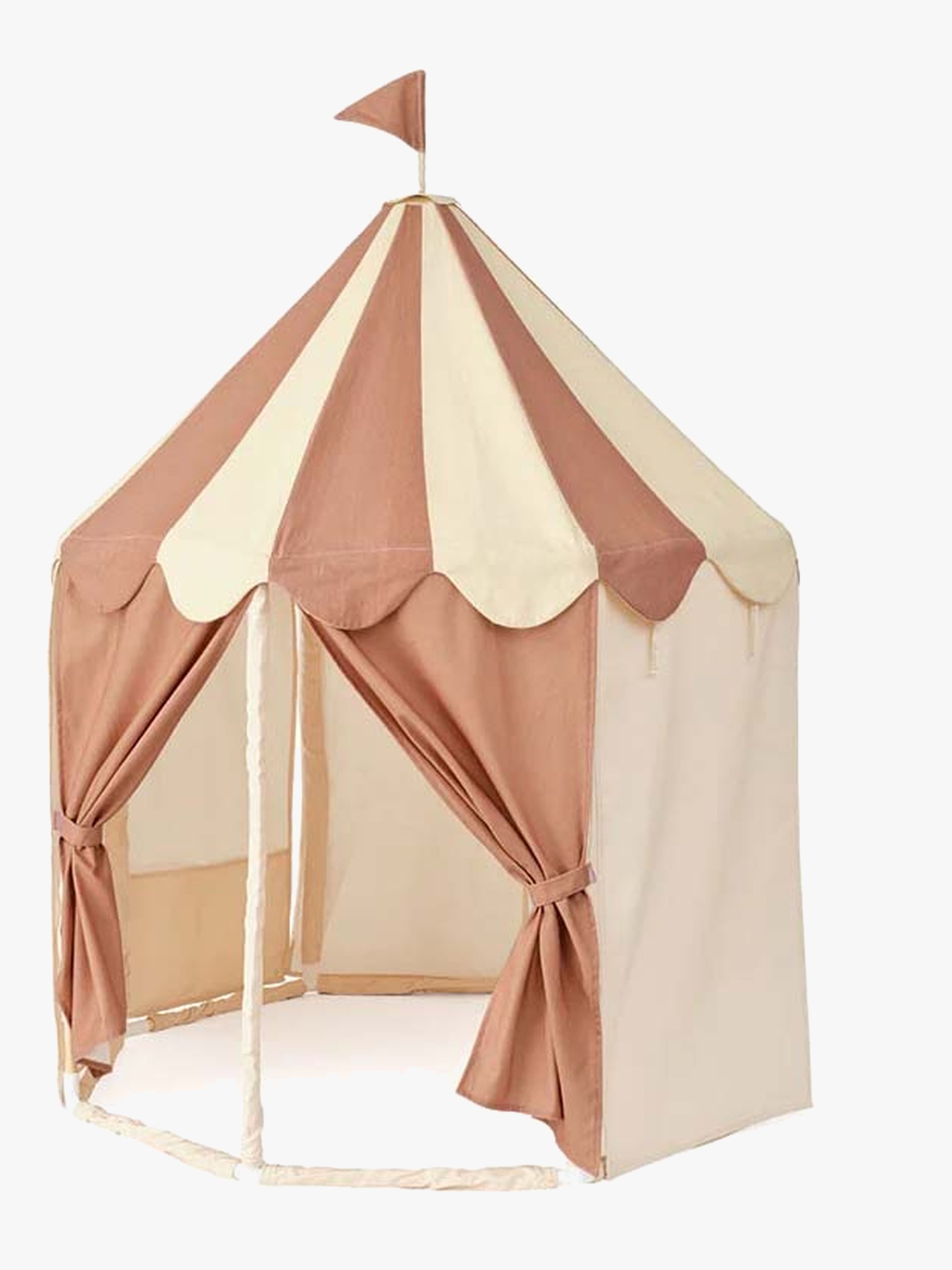Kid´s Concept Pavillontelt Stribet, Brun