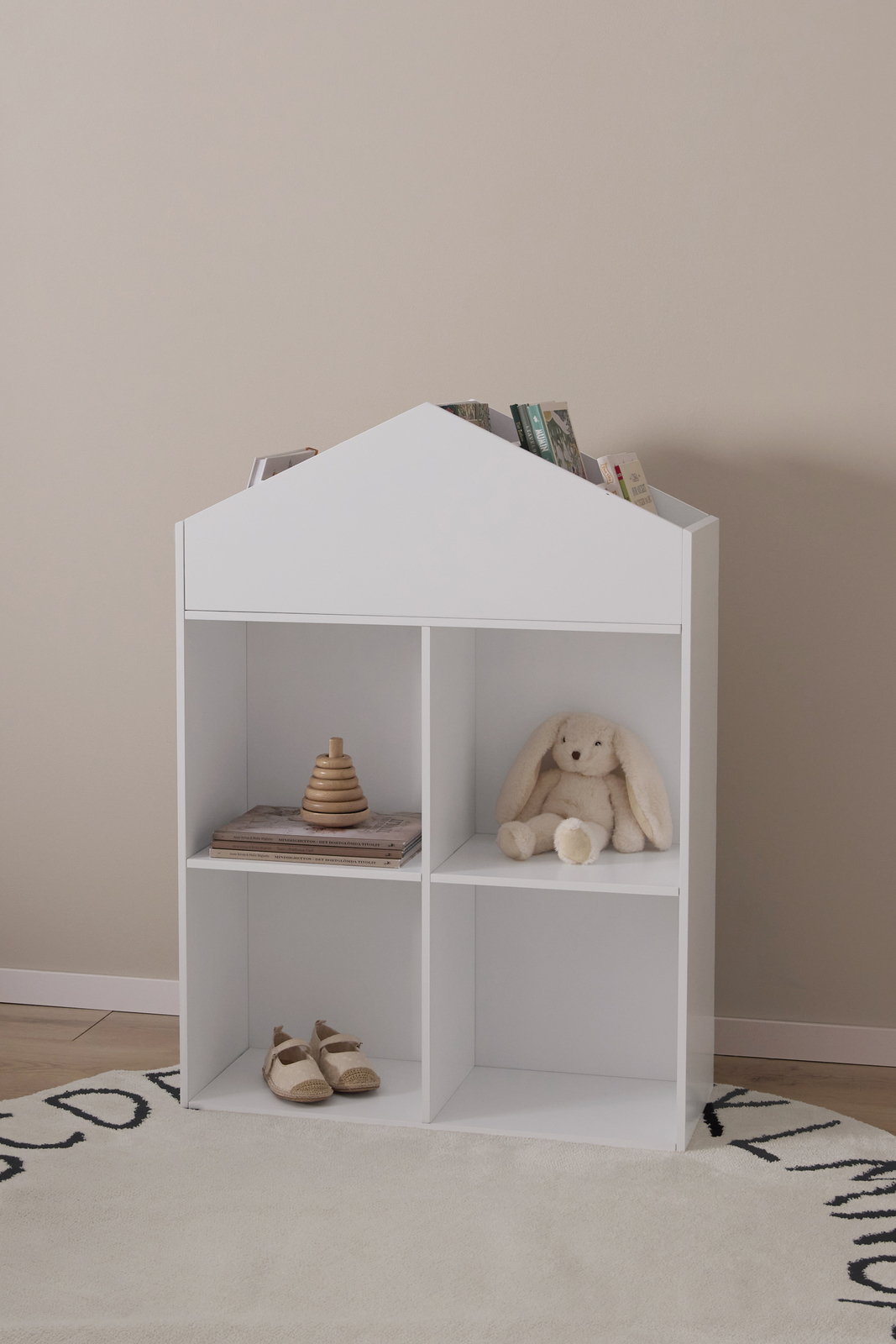 Alice & Fox HOLLY Bogreol Hus, Hvid