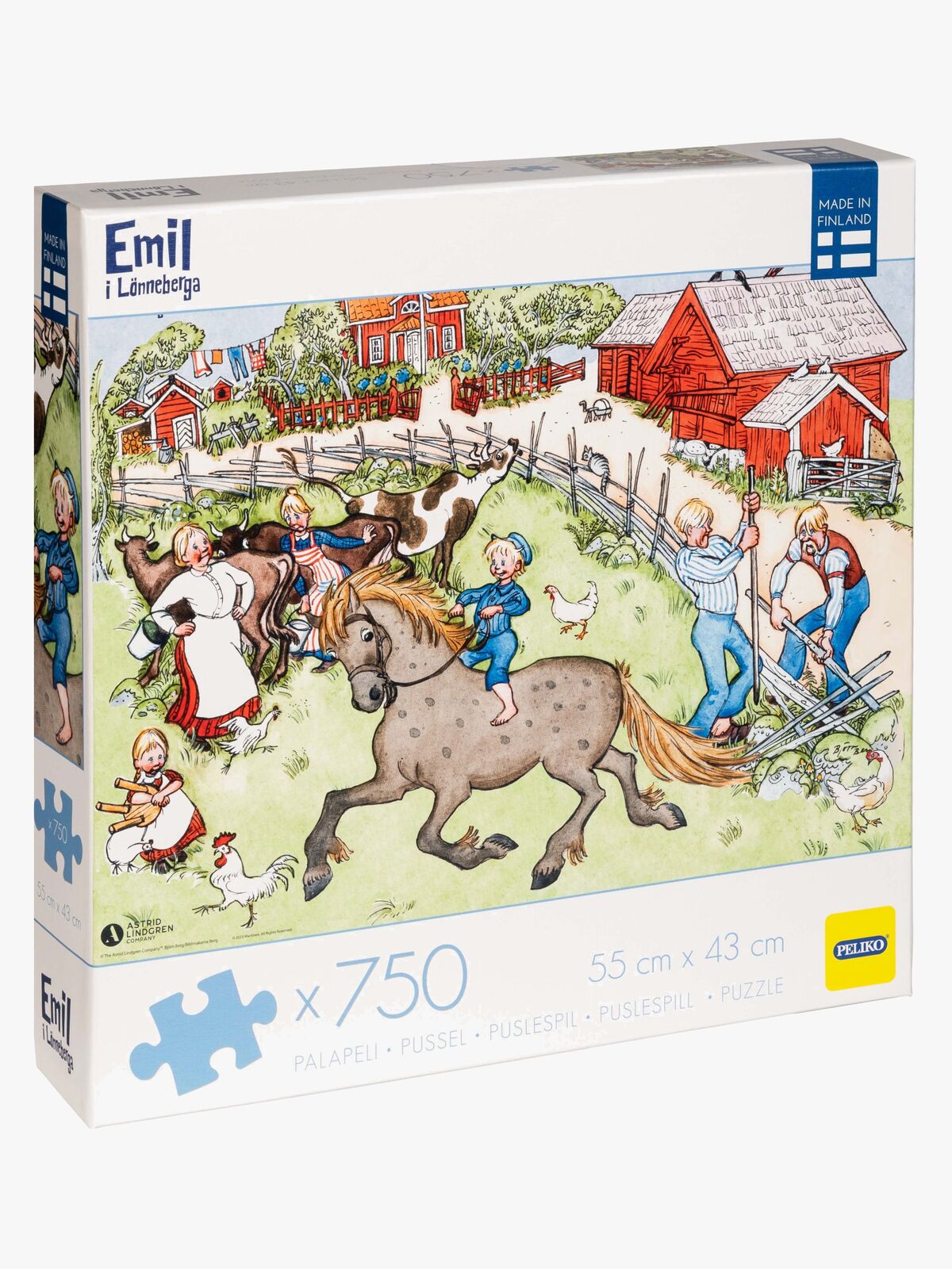 Peliko Emil Fra Lønneberg Puslespil 750 Brikker